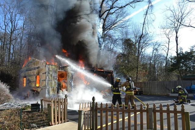 Garage Fire - Hauck Rd. - 11/21/2013